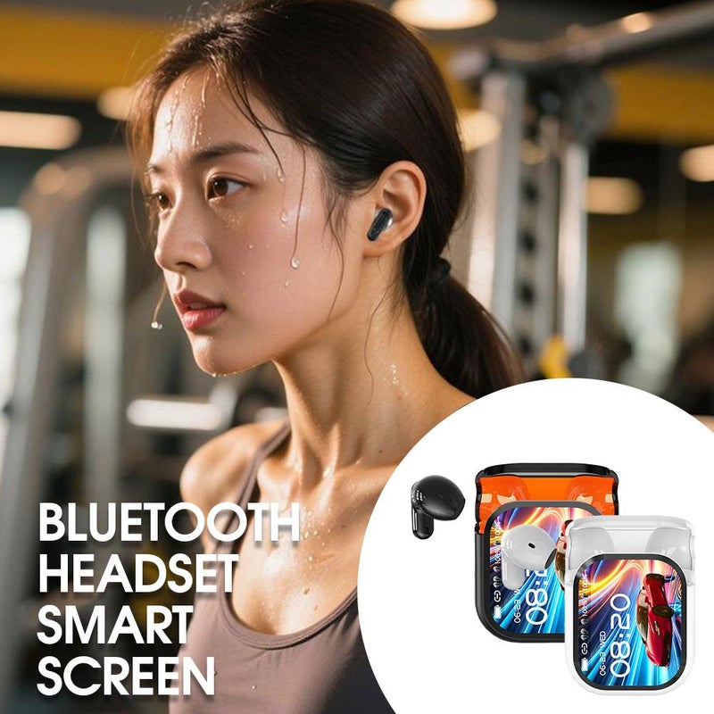 Ai Translation Earbud Real Time, Color Screen Noise-Canceling Translation Headphones, AI Translator with HD Display, LCD Touchscreen Noise for Travel, Business, Learning - Image 3